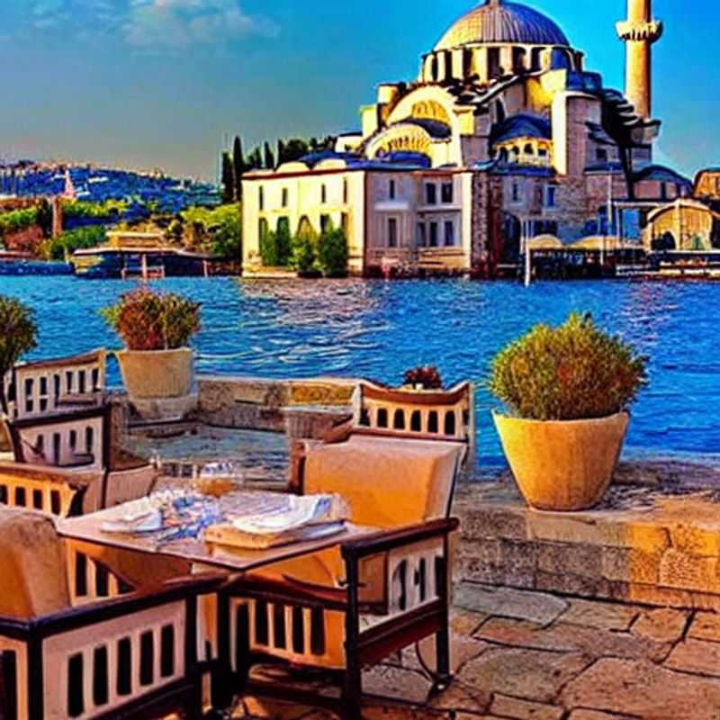 Deux couples appréciant le luxe estival d'Istanbul, Turquie, une destination exotique et envoûtante pour des vacances luxueuses.