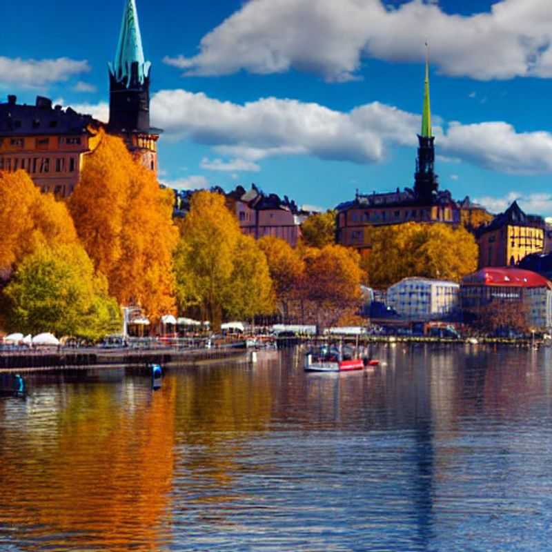 Basking in the golden glow of a Stockholm summer evening: Luxury yachts bob gently on the shimmering water, hinting at opulent archipelago adventures awaiting discerning travelers. Is this your next unforgettable luxury escape?