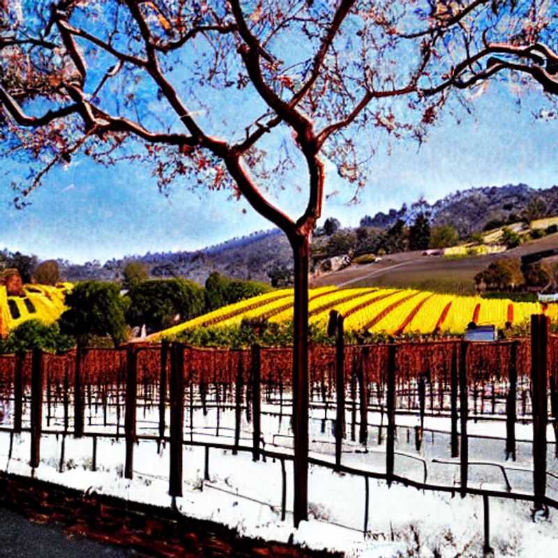 Vignobles luxuriants de la Napa Valley baignés de soleil, promesse d'une escapade estivale inoubliable et raffinée.