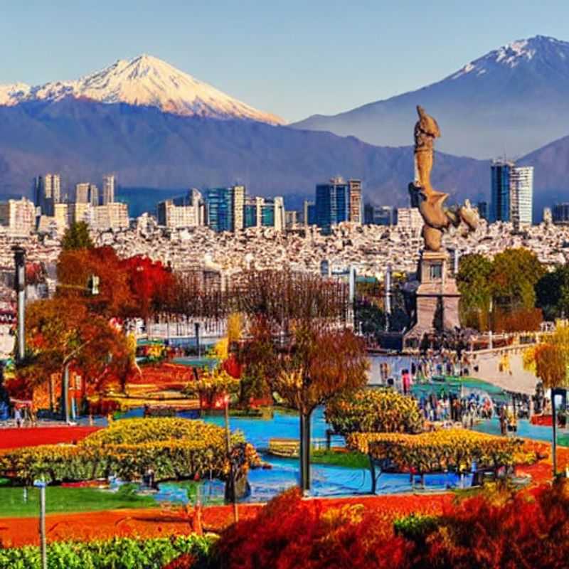 Santiago, Chili : Un été luxueux aux couleurs chatoyantes<h3>Santiago au Chili : L'été, un enchantement de couleurs pour des vacances de luxe ?</h3><h3>Vacances de luxe à Santiago : Le charme automnal d'un été chilien</h3><h3>Couleurs automnales et luxe à Santiago : L'été chilien vous attend</h3><h3>Santiago, Chili : Été luxueux et paysages romantiques</h3><h3>Escapade luxueuse à Santiago : L'été sous le signe des couleurs changeantes</h3><h3>Le Chili en été : Santiago, une destination de luxe inoubliable</h3>