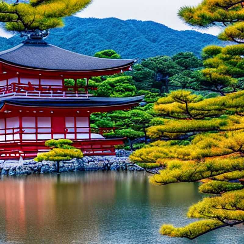 Deux couples appréciant la sérénité du jardin de pierre zen de Kyoto, Japon, lors de leurs vacances estivales de luxe.