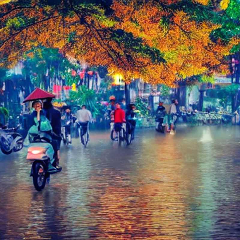 Deux couples profitant du coucher du soleil spectaculaire sur la pittoresque baie d'Halong à Hanoi, au Vietnam, lors de leurs vacances d'été de luxe.