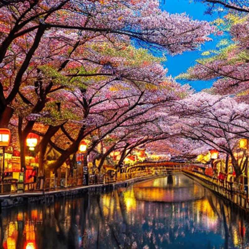 Dos geishas modernas paseando por las calles vibrantes de Osaka, Japón, demostrando que el lujo y la tradición se fusionan a la perfección en un destino ideal para unas vacaciones de verano inolvidables.