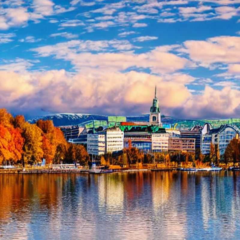 Basking in the golden summer light: A luxurious yacht glides through the stunning Oslofjord, showcasing the breathtaking natural beauty that makes Oslo the perfect destination for a luxury summer holiday.