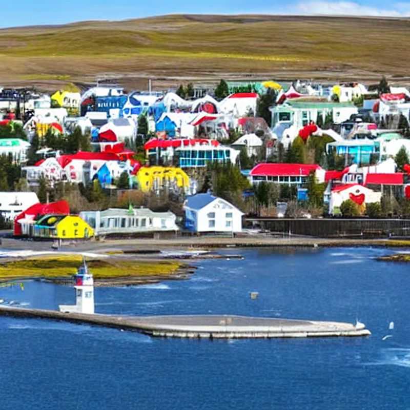 Here are a few options for alt text in French, tailored to the image of Reykjavik in summer and the article's theme: