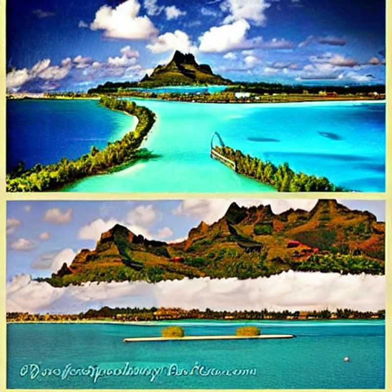 Lagune azur scintillant sous le soleil, villas sur pilotis offrant un refuge luxueux – Bora Bora, la perle de la Polynésie française, promesse d'un été de rêve inoubliable.