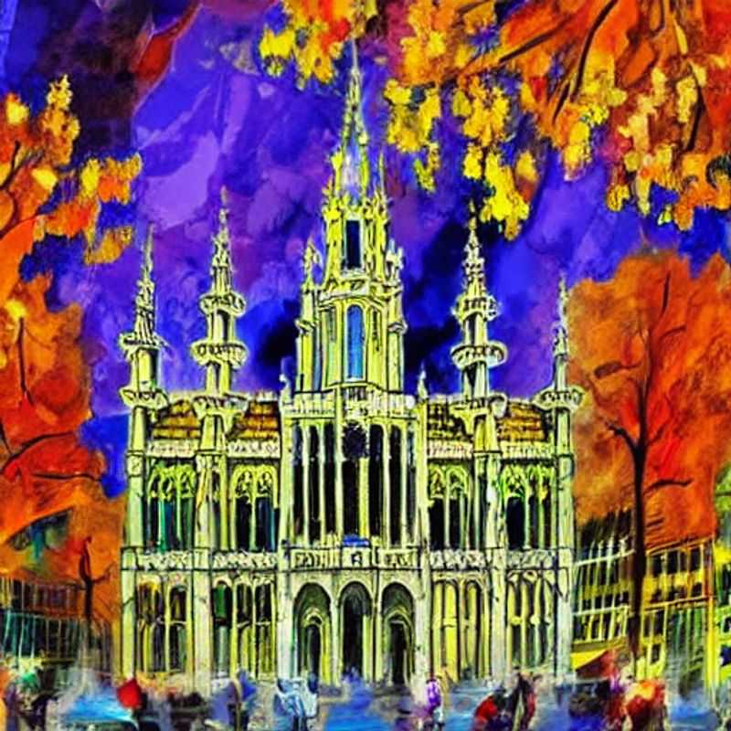 Grand Place bathed in the golden summer light, showcasing the opulent architecture and vibrant atmosphere that make Brussels a luxurious summer holiday destination.