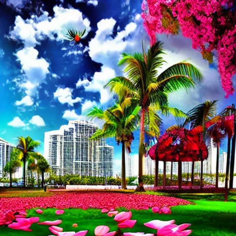 Le luxe à Miami : Une vue imprenable sur les eaux turquoise et les hôtels emblématiques, promesse d'un été inoubliable sous le soleil de Floride.