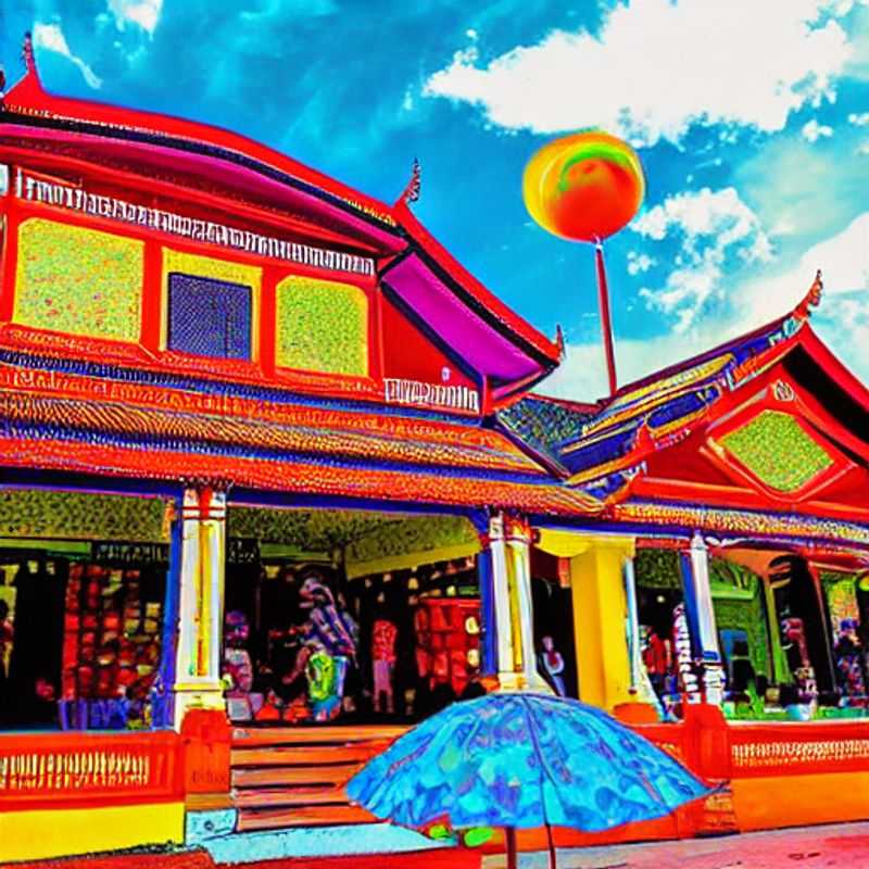 Deux couples savourant la beauté exotique de Chiang Mai, en Thaïlande, lors de leurs vacances d'été luxueuses.
