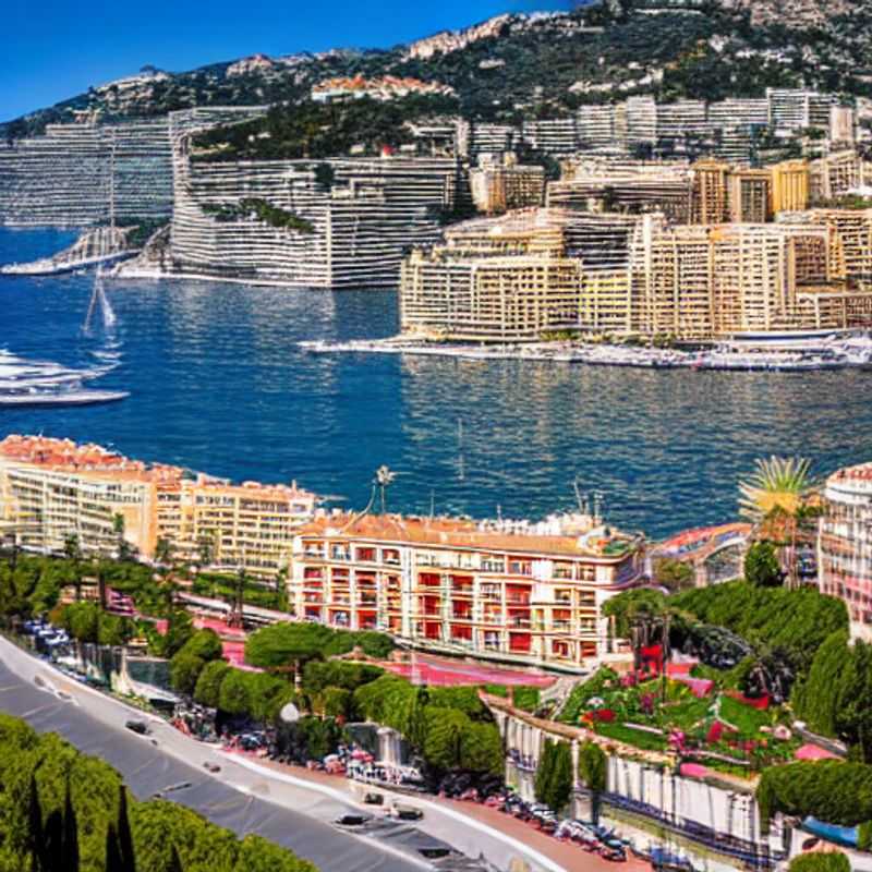 Deux couples profitant du luxe et de l'élégance de Monaco, Monaco, lors de leurs vacances d'été haut de gamme.