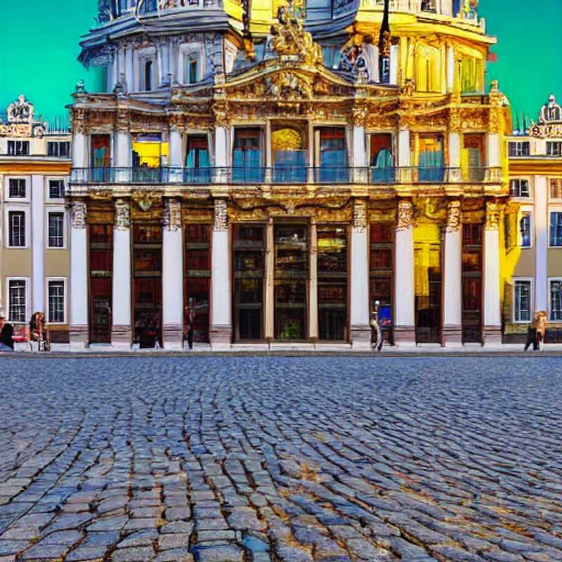 Un tableau d'élégance estivale à Vienne : Un couple se promène main dans la main devant l'imposant Hofburg, savourant l'atmosphère luxueuse d'une parfaite escapade estivale autrichienne. (A scene of summer elegance in Vienna: A couple strolls hand-in-hand in front of the imposing Hofburg, savoring the luxurious atmosphere of a perfect Austrian summer getaway.)