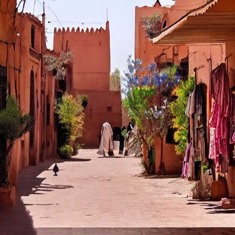 Deux couples profitant des splendeurs ensoleillées de Marrakech, au Maroc, lors de leurs vacances estivales de luxe.