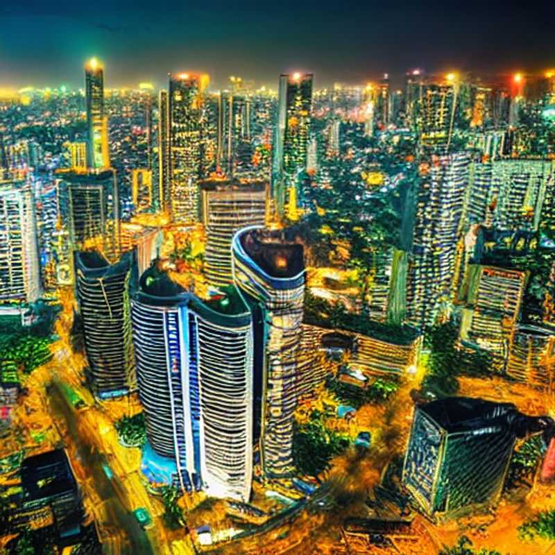 Glimpse of Jakarta's surprisingly luxurious side: Skyscrapers shimmering under the Indonesian sun, hinting at the bespoke experiences awaiting discerning travelers seeking an unconventional summer escape. Is it *good*? Let's dive in and find out!
