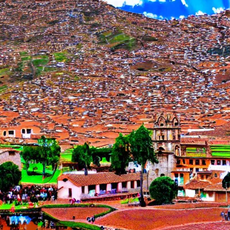 Deux femmes admirant l'architecture inca impressionnante de Cusco, au Pérou, sous le soleil estival, se demandant si cette ville historique est la destination idéale pour un séjour de luxe.