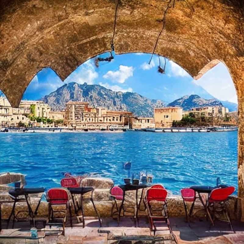 Sun-drenched Palermo: A glimpse of luxury – crystal clear turquoise water lapping against the historic, vibrant coastline, hinting at the lavish summer escape that awaits.