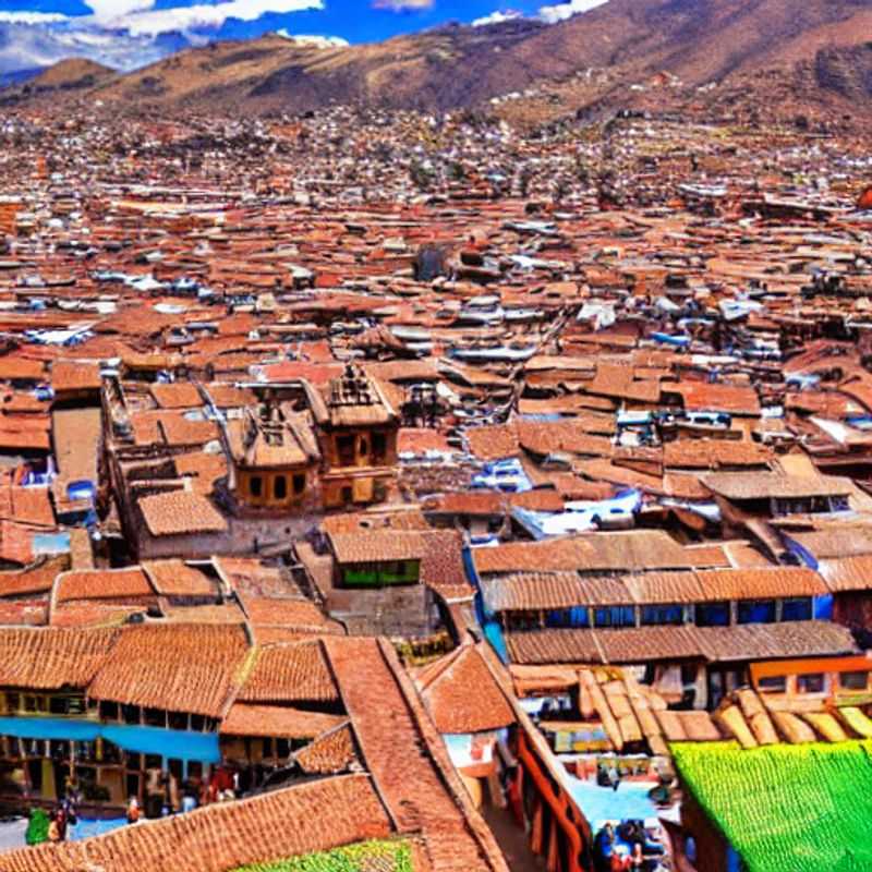 Deux femmes admirant l'architecture inca impressionnante de Cusco, au Pérou, sous le soleil estival, se demandant si cette ville historique est la destination idéale pour un séjour de luxe.