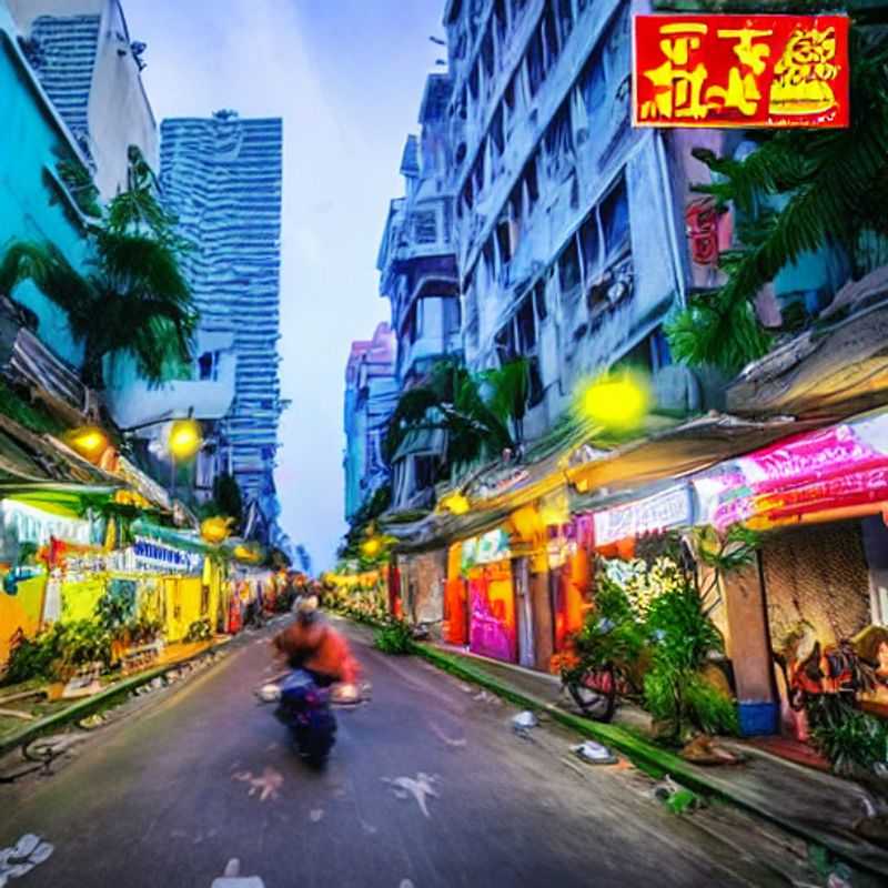 Opulent Vietnamese silk shimmering in the summer sun, a luxurious counterpoint to the bustling streets of Ho Chi Minh City, making it clear this vibrant city is ripe for a truly unforgettable luxury summer holiday.