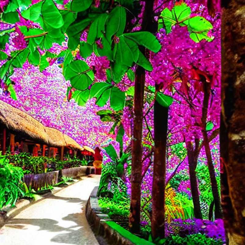 Lush emerald rice terraces cascade down to a shimmering infinity pool overlooking the azure Balinese sea – the epitome of a luxurious summer escape in Bali, Indonesia.