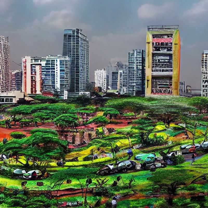 Lush greenery and vibrant cityscape of Nairobi, Kenya, hinting at the luxurious summer experiences awaiting discerning travelers seeking a unique African adventure. Is this the perfect setting for *your* luxury summer holiday? Let's explore!