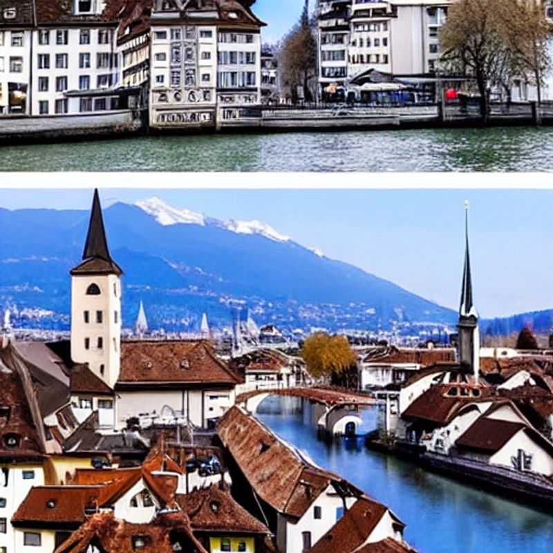 Zurich en verano: Dos yates de lujo navegan plácidamente por las aguas cristalinas del lago de Zúrich, con la ciudad vibrante y exuberante como telón de fondo, una prueba de que Zúrich es un destino ideal para unas vacaciones de verano de lujo.