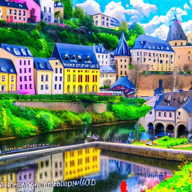 Vue imprenable sur la Ville de Luxembourg, une destination estivale de luxe, où l'histoire rencontre l'élégance moderne sous le soleil d'été.
