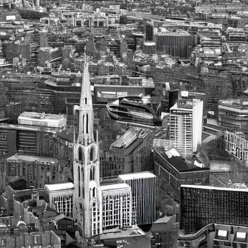 Glimpse of Manchester's vibrant summer scene: Luxury shopping bags in hand, hinting at the city's unexpectedly chic side, proving there's more to Manchester than just football – perhaps the beginning of a luxurious summer secret?