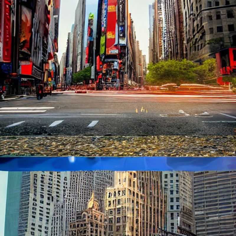 Deux dames élégantes admirant l'horizon emblématique de New York, une destination estivale de luxe par excellence, baignée dans la lumière dorée de l'été.