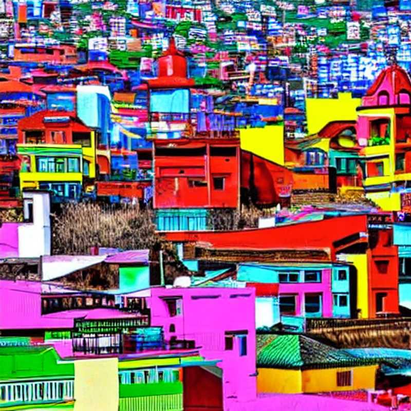 La Paz, Bolivie, étincelante sous le soleil d'été : un contraste saisissant entre l'altitude vertigineuse et le luxe discret, à découvrir lors d'un séjour estival exclusif. (La Paz, Bolivia, sparkling under the summer sun: a striking contrast between the vertiginous altitude and discreet luxury, to be discovered during an exclusive summer stay.)