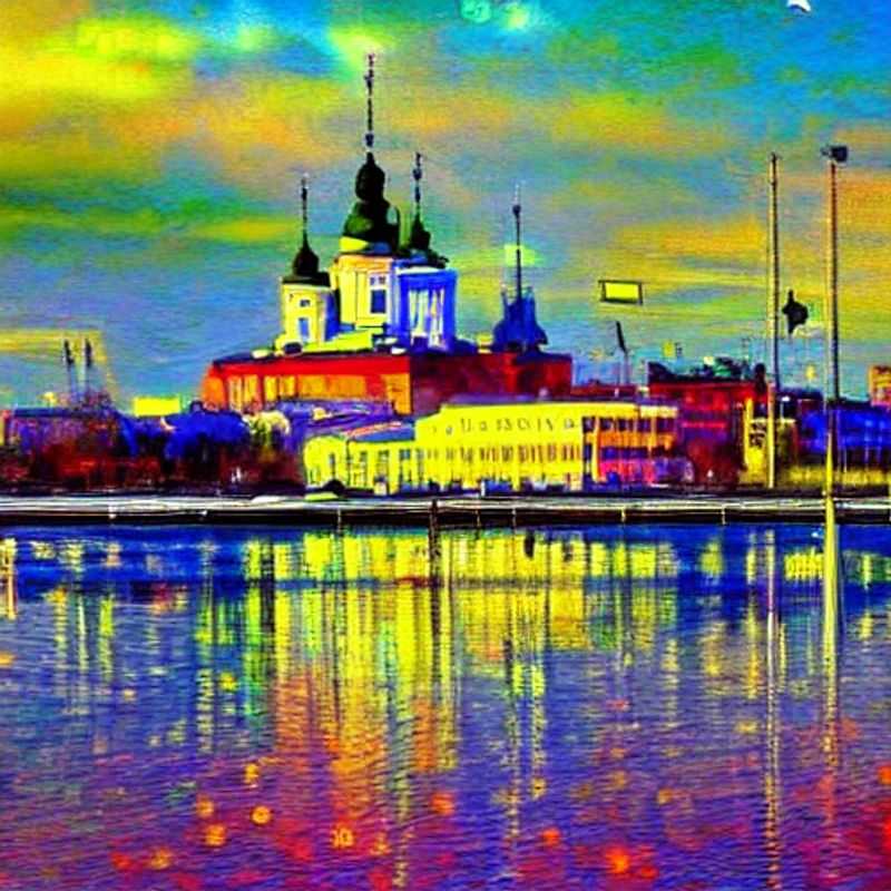 Le soleil d'été baigne le port d'Helsinki, Finlande, un décor de rêve pour des vacances estivales de luxe inoubliables.