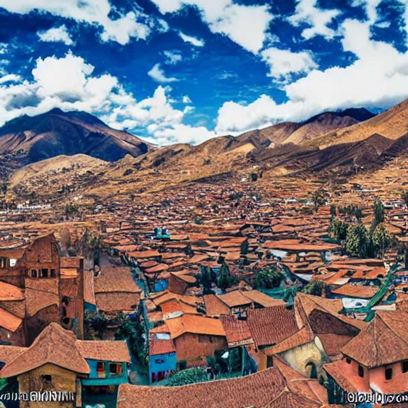 Couple profitant du soleil estival luxueux de Cusco, au Pérou, avec la vue imprenable sur la ville andine historique en contrebas. Est-ce la destination idéale pour vos vacances d'été de luxe ? Découvrez-le !