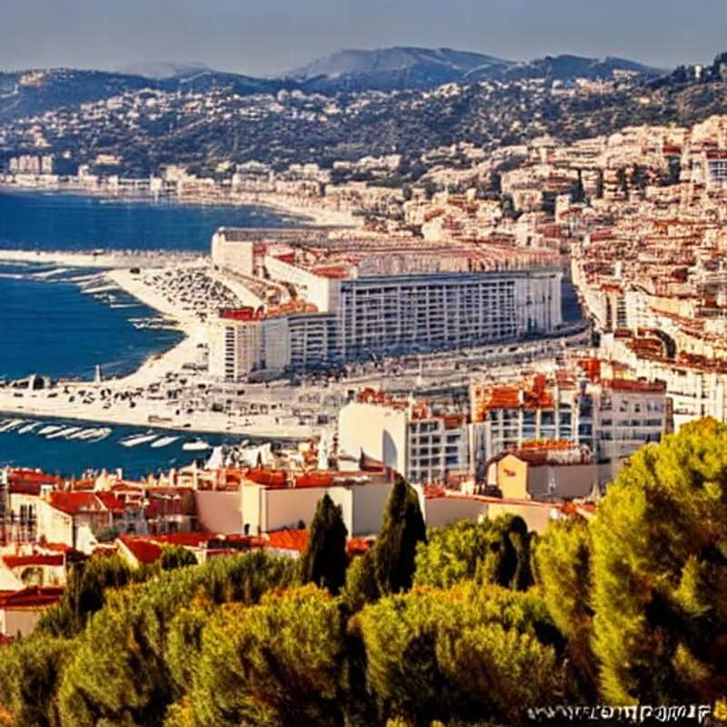 La splendeur azuréenne de Nice, France, capturée en été. Une invitation au luxe et à la douceur de vivre sur la Côte d'Azur.