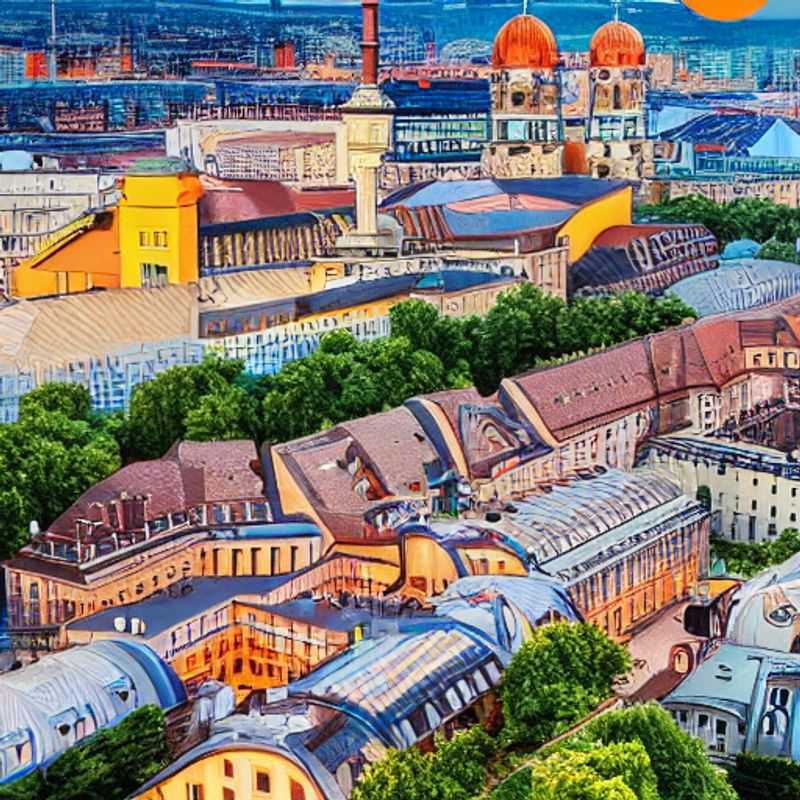 Berlin estivale : Un aperçu luxueux de la ville, entre architecture moderne et espaces verts luxuriants, parfait pour un séjour estival inoubliable.