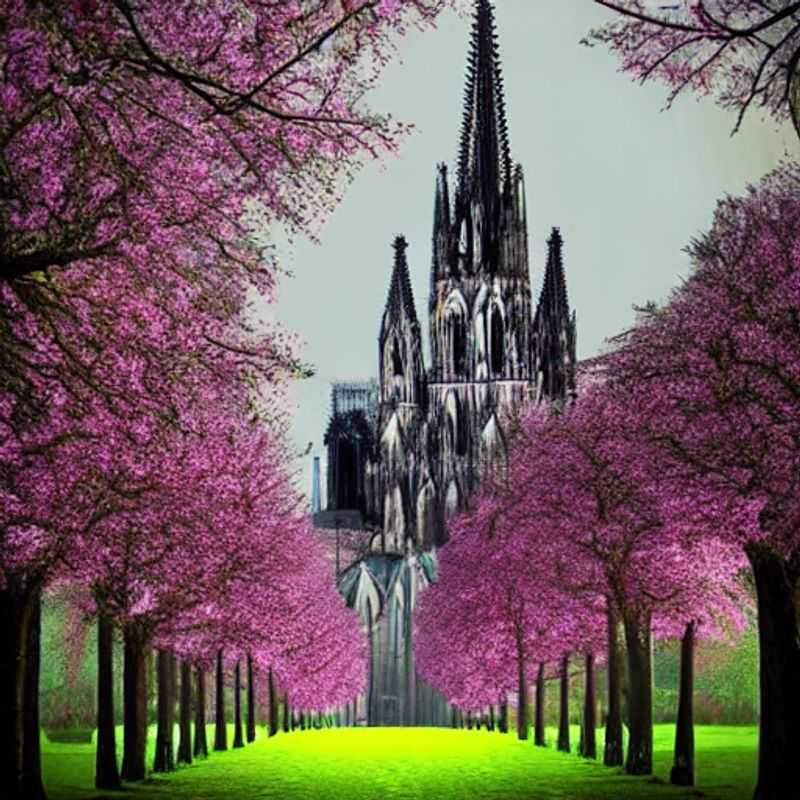 The majestic Cologne Cathedral, bathed in golden summer sunlight, rises above the vibrant city – a testament to Cologne's rich history and a promise of luxurious summer experiences.