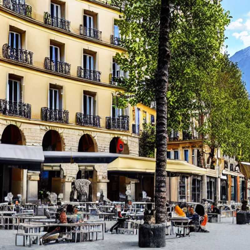 Grenoble, France, baignée par le soleil d'été : Une invitation au luxe et à l'aventure dans les Alpes françaises.