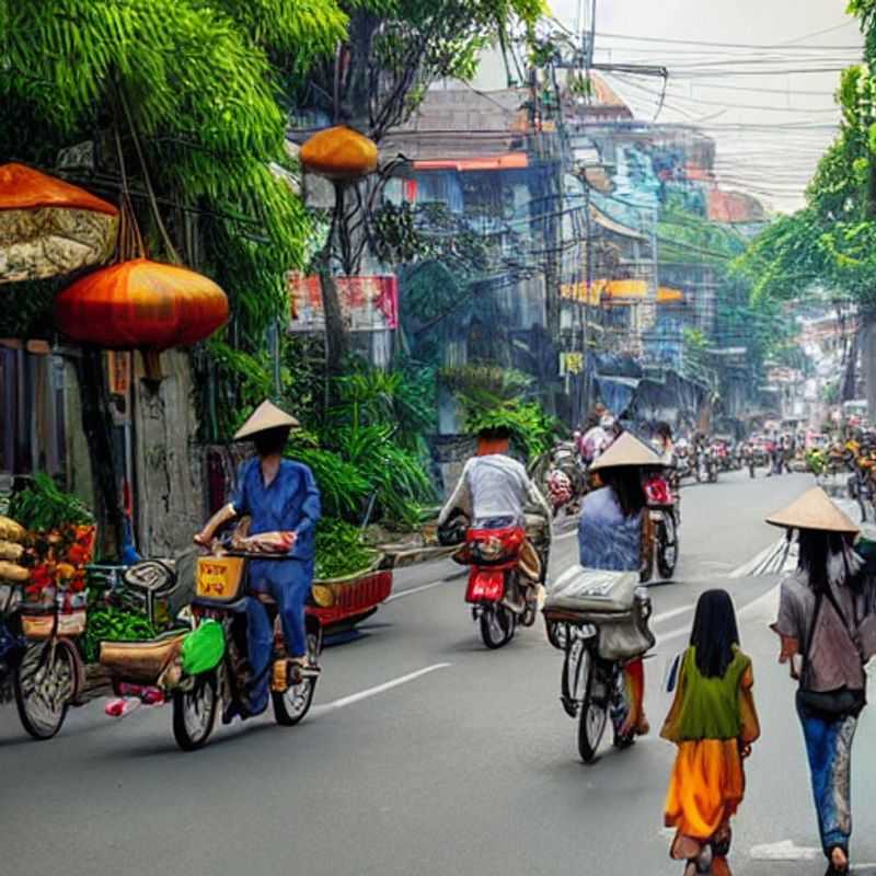 Luxurious sampans glide through the shimmering waters of Hanoi, Vietnam; a scene whispering tales of ancient emperors and opulent summer retreats - is this *your* next lavish getaway?