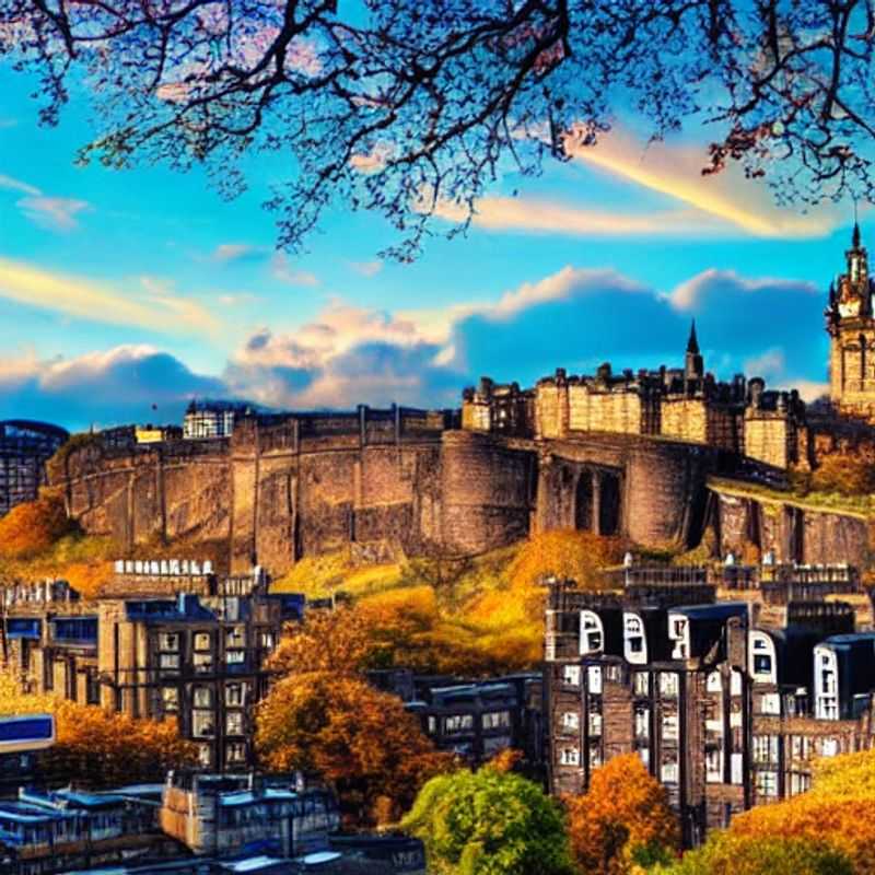 Majestic Edinburgh Castle basks in the summer sunlight, a timeless backdrop for an unforgettable luxury escape in Scotland's captivating capital.