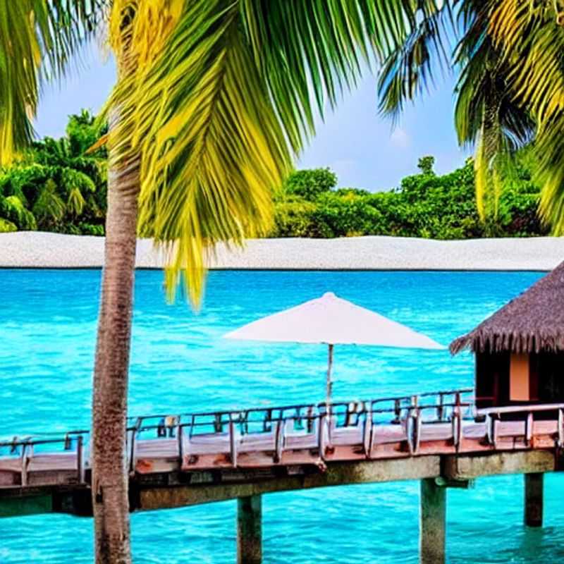 Plongez dans le luxe azur des Maldives : Villas sur pilotis scintillantes sous le soleil d'été, une promesse de vacances idylliques.