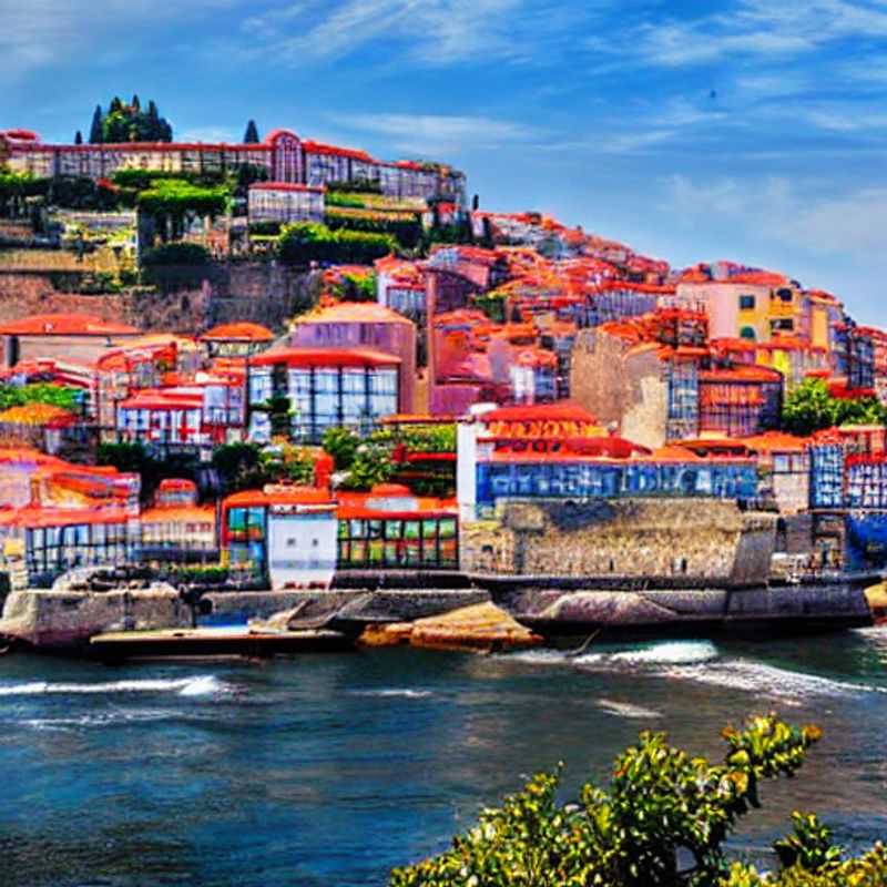 Une vue pittoresque de Porto, Portugal, baignée par la lumière estivale, illustrant l'attrait luxueux potentiel de la ville pour des vacances d'été inoubliables.