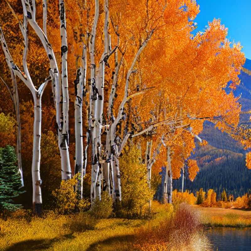Les montagnes majestueuses d'Aspen, Colorado, baignées par le soleil d'été, un paradis de luxe et d'aventure, parfait pour des vacances estivales inoubliables.