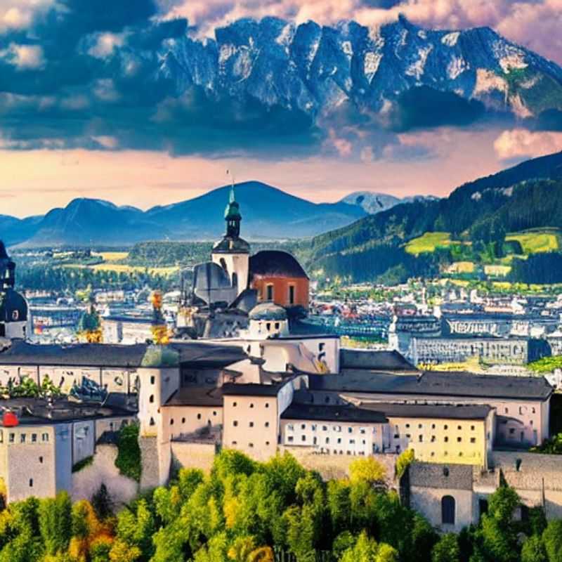 Le charme estival de Salzbourg: Un aperçu de luxe avec ses vues alpines pittoresques et son architecture baroque, parfait pour des vacances estivales inoubliables en Autriche.
