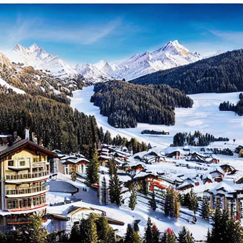 Vue panoramique sur les montagnes majestueuses et le lac étincelant de St. Moritz, Suisse, un écrin de luxe idéal pour des vacances d'été inoubliables.