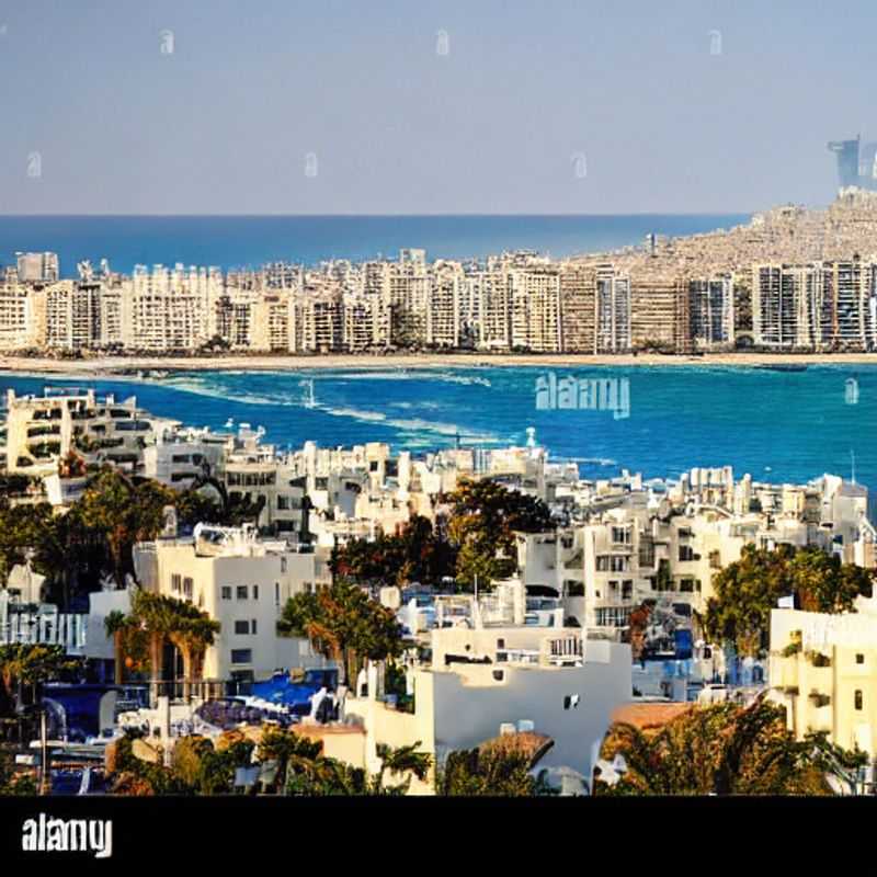 Deux chaises longues de luxe attendent au bord de la mer Méditerranée scintillante à Tel Aviv, Israël, promettant une escapade estivale luxueuse et ensoleillée.