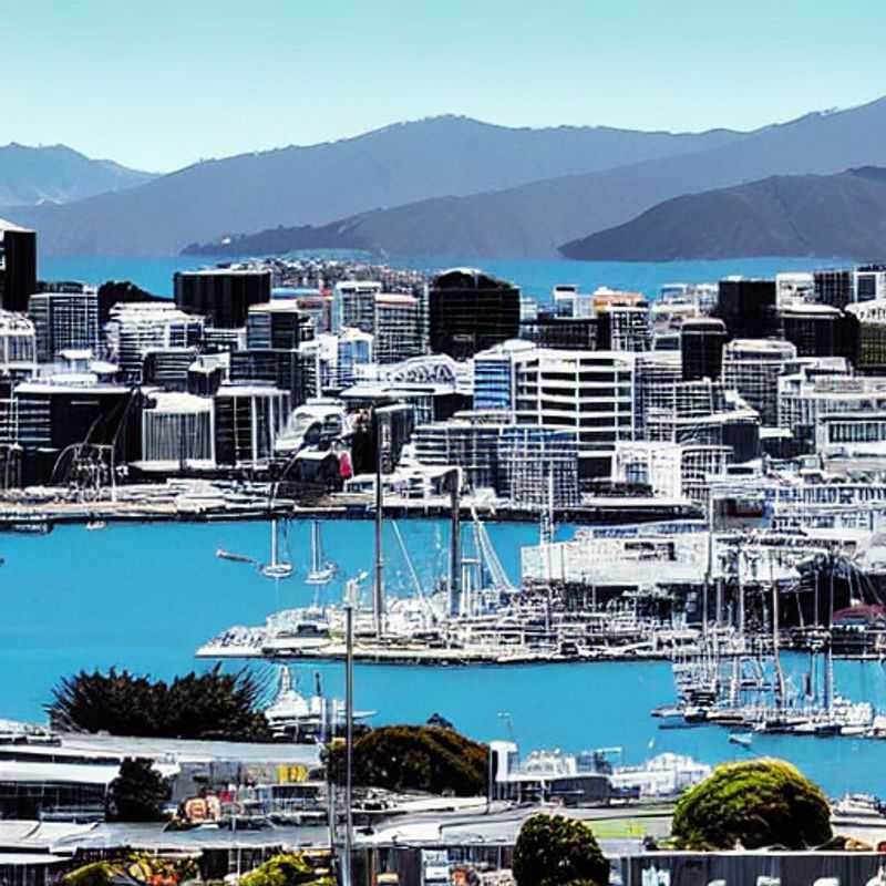 Un paysage grandiose de Wellington, Nouvelle-Zélande, baigné par le soleil estival, un aperçu du luxe décontracté qui vous attend lors de vos vacances d'été.