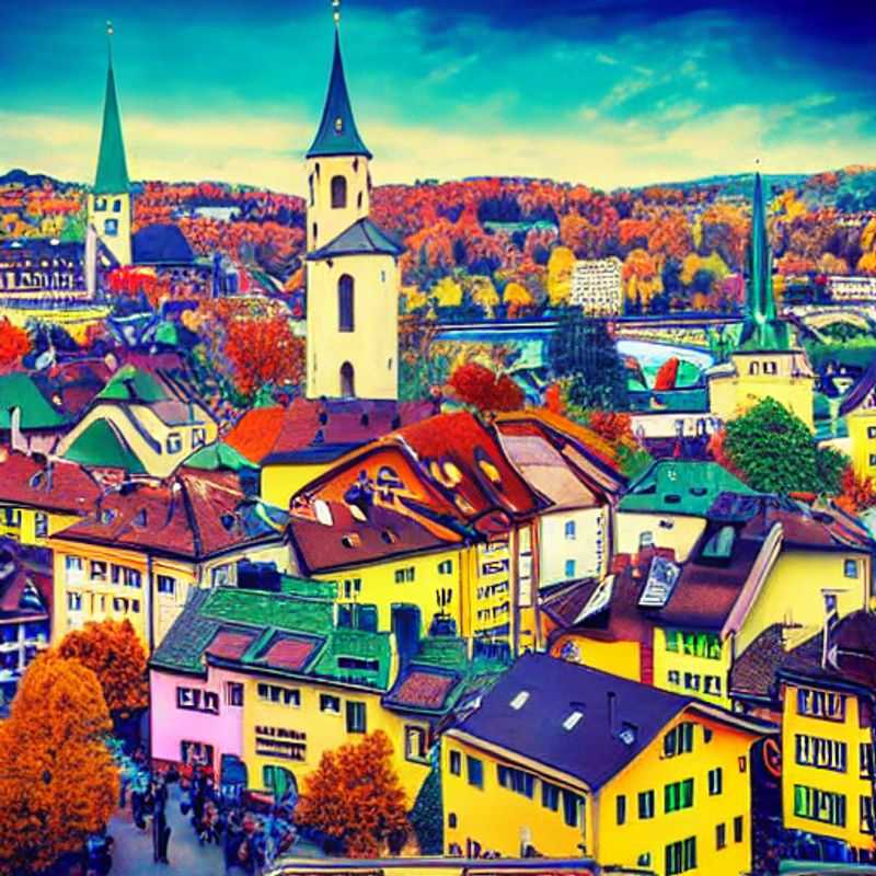 Crystal-clear turquoise waters of Lake Zurich shimmer under the summer sun, framed by the elegant cityscape – a taste of the luxurious summer holiday experience awaiting you in Zurich, Switzerland.