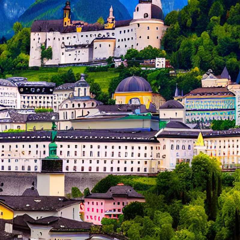 Salzbourg, Autriche, baignée par le soleil estival : un aperçu de l'élégance et du charme luxueux qui vous attendent lors de vos vacances d'été.