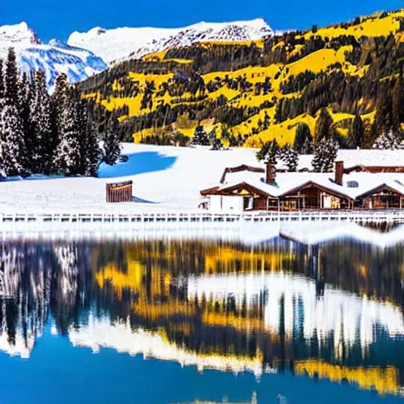 Deux couples profitant de la beauté magnifique de St. Moritz, en Suisse, une destination de luxe pour des vacances d'été inoubliables.