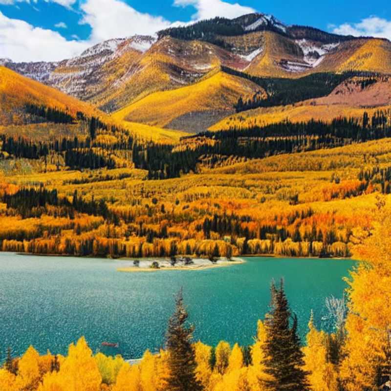 Deux chaises longues luxueuses au bord d'une piscine à Aspen, Colorado, reflétant le ciel bleu limpide et les montagnes majestueuses - un avant-goût de vacances d'été de luxe inoubliables.