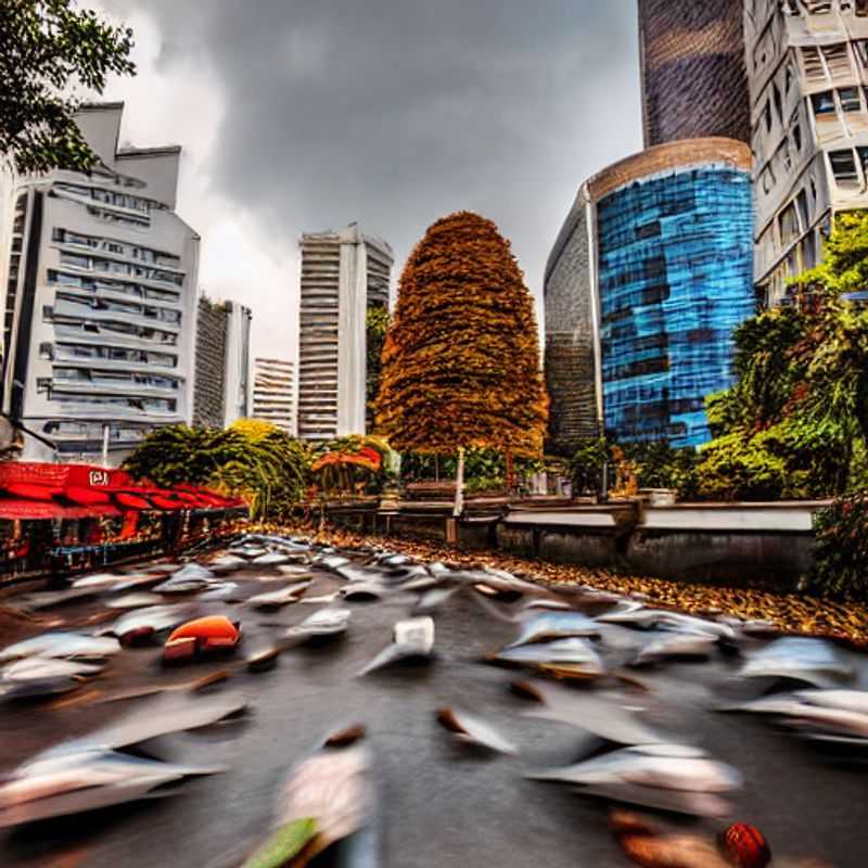 Glimmering skyline of Jakarta, Indonesia, hinting at opulent escapes and luxurious experiences awaiting discerning travelers seeking a unique summer holiday amidst Southeast Asian charm.