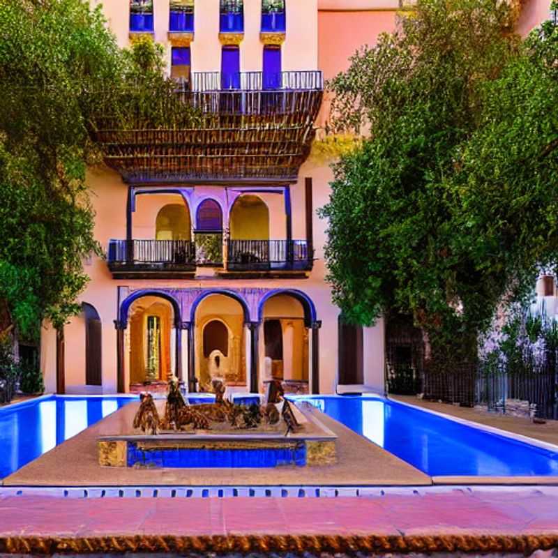 Séville, Espagne, rayonnant sous le soleil d'été : un aperçu du luxe andalou, parfait pour des vacances inoubliables. (Seville, Spain, radiant under the summer sun: a glimpse of Andalusian luxury, perfect for an unforgettable vacation.)
