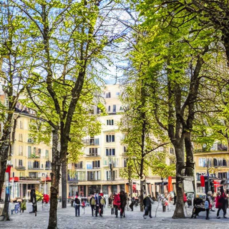 Vue imprenable sur Grenoble, nichée au cœur des Alpes françaises, promettant une escapade estivale luxueuse entre nature et culture.